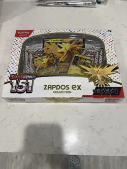 Pokemon TCG Scarlet & Violet 151 Zapdos EX Collection Box Sealed NEW - Image 4