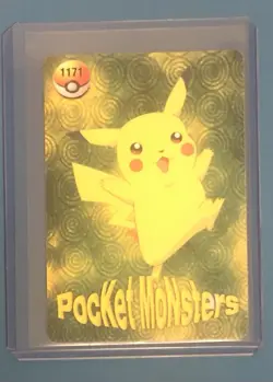 Vintage 1999 Pokemon Pocket Monsters Vending Snorlax #1171 Prism - Image 2