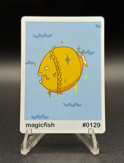 Magicfish (Magikarp) #129 - Set Hit Holo - Gen 1 Pookiemoot Fan Art - Pokemon - Image 1