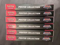 Lot Of 6 Pokemon TCG Scarlet & Violet Prismatic Evolutions Poster Collection Box - Image 3