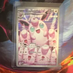 Pokemon TCG Phantasmal Flames Wigglytuff 105/094 - Illustration Rare Holo - Image 1