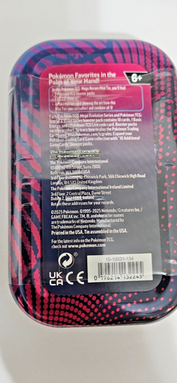 Pokemon TCG: Mega Evolutions Mega Heros Mini Tin Gardevoir Factory Sealed💥 - Image 4