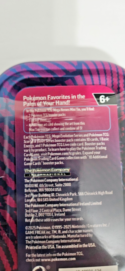 Pokemon TCG: Mega Evolutions Mega Heros Mini Tin Gardevoir Factory Sealed💥 - Image 5