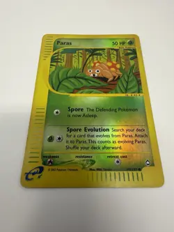 Paras 99/147 Reverse Aquapolis Common Pokemon TCG MP - Image 1