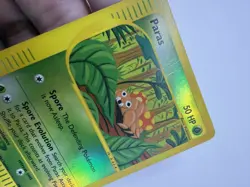 Paras 99/147 Reverse Aquapolis Common Pokemon TCG MP - Image 3