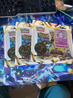 Pokemon TCG Sword and Shield Astral Radiance 3 Pack Blister Sylveon* - Image 2
