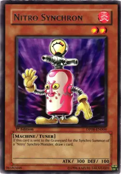 Yugioh Nitro Synchron DP08-EN004 Rare 1st Edition VLP - Image 1