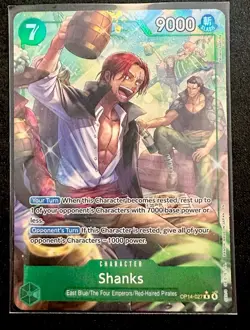 One Piece CCG Shanks (Alternate Art) - The Azure Sea's Seven (OP14) - Image 1