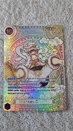 One Piece Monkey.D.Luffy OP05-119 Awakening of the New Era Japanese FREE BONUS - Image 5