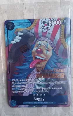 Buggy P-084 Winner Release Event Promo sealed One Piece English NM - Image 2