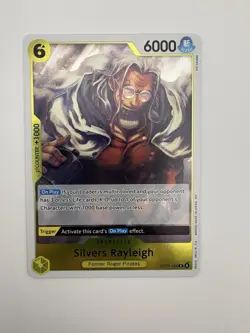 Silver Rayleigh Rare (R) OP14-108 The Azure Sea's Seven English Foil - Image 1