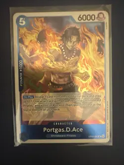 PORTGAS D. ACE - One Piece OP08-052 - AA Alt Art Rare R - Two Legends NM TCG CCG - Image 1