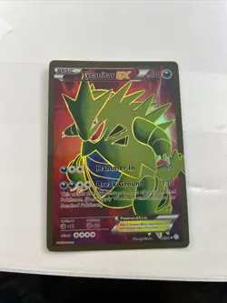 Pokemon TCG Tyranitar-EX Holo Full Art Ultra Rare Card Ancient Origins 91/98 - Image 1