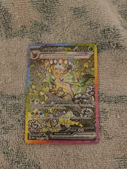 Pokemon TCG SV-Prismatic Evolutions Leafeon EX Card #144/131 - Image 3