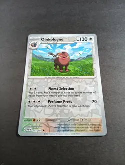 Pokemon Paldean Fates Oinkologne Reverse Holo Uncommon Card 072/091 NM - Image 1