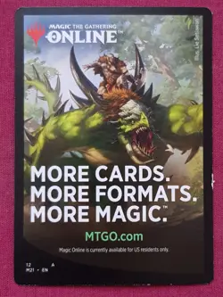 Magic The Gathering 2021 CORE SET M21 GARRUK UNLEASHED EMBLEM token card MTG - Image 2