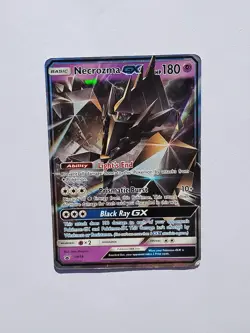 Pokemon Necrozma GX TCG Sun & Moon Promo Card SM58 Black Star Promo Holo - Image 1