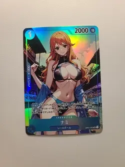 Nami Pirate One Piece Swimsuit Sexy ACG Goddess Story Waifu Card Girl Holo Anime - Image 1