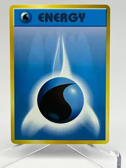 1996 Nintendo Japanese Pokemon Water Energy Base Set Card 1st Edition Near Mint - Image 1