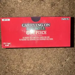 One Piece Card: Carrying On His Will (OP-13) Booster Box Unsealed New - Image 2