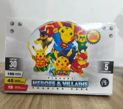 New PIKACHU Cosplay 2 HEROES & VILLAINS Cards Box 90 Packs Peru Flash Edition - Image 4