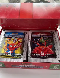 New PIKACHU Cosplay 2 HEROES & VILLAINS Cards Box 90 Packs Peru Flash Edition - Image 5