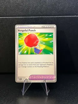 Vengeful Punch 197/197 - Obsidian Flames Uncommon Trainer Pokemon Card - NM - Image 1