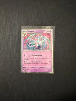 Sylveon 172 Prismatic Evolutions Cosmos Holo Promo Pokemon Card NM - Image 1