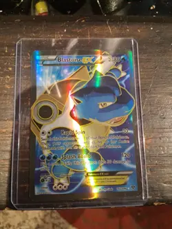 Blastoise EX 142/146 Full Art Ultra Rare XY Base Set Pokemon Card Ultra Rare - Image 1