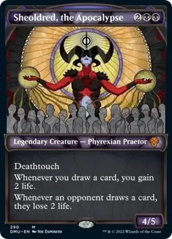 MTG English Sheoldred, the Apocalypse (Showcase) NM Normal Dominaria United - Image 1