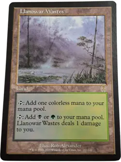 Magic: The Gathering Llanowar Wastes Apocalypse MTG Card (G) T2160 HS1 - Image 1