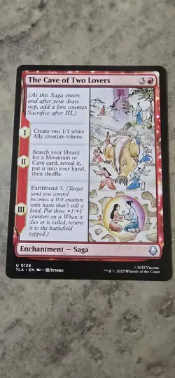 The Cave of Two Lovers Avatar: The Last Airbender Regular Enchantment MTG NM - Image 1