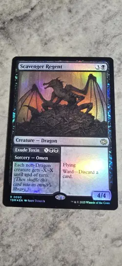 Scavenger Regent Tarkir: Dragonstorm Foil Creature Dragon Rare MTG NM - Image 1