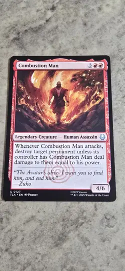 Combustion Man Avatar: The Last Airbender Regular Legendary Creature MTG NM - Image 1
