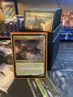 Draconic Domination 2017 Commander Deck - The Ur-Dragon With Sleeves & Deck Box - Image 1