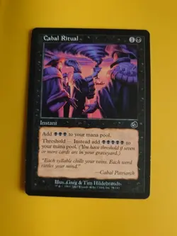 MTG Card. Cabal Ritual. Torment. Instant. as pictured - Image 4