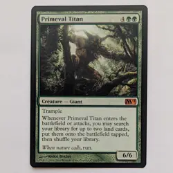 Primeval Titan, 2011 Core Set (M11) #192, NM MTG - Image 1
