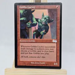 Goblin Lackey MTG Urza's Saga 190 LP Light Play Single - Image 2