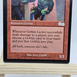 Goblin Lackey MTG Urza's Saga 190 LP Light Play Single - Image 5