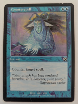 Magic Mtg Mercadian Masques Counterspell lightly played - Image 1