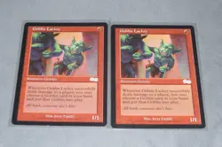 Goblin Lackey X2 Urza's Saga Regular Magic the Gathering - Image 1