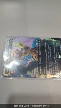 MTG Magic the Gathering RAISED FOIL Camellia the Seedmiser BLB G2U - Image 4