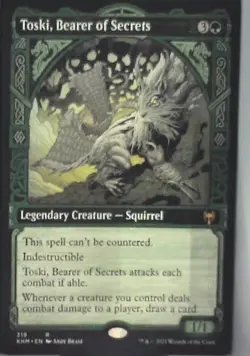 Toski, Bearer of Secrets (Showcase) - Kaldheim: #319, MTG Nm C278 - Image 1