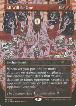 MTG All Will Be One (1888) *Rainbow Foil* Secret Lair: Animar MT/NM Free Ship - Image 1