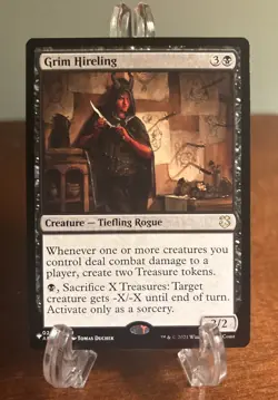 MTG Grim Hireling The List Reprints Regular MB2 Magic The Gathering NM Mint - Image 1