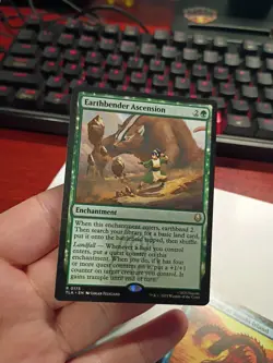 1x MTG Earthbender Ascension - Avatar RARE! NM Mint! - Image 1