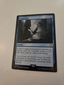 Swan Song 0197 Non Foil Rare LOTR Commander MTG Near Mint - Image 1