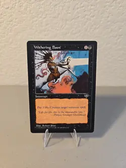 MTG Withering Boon MP Mirage - Image 1