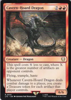MTG Cavern-Hoard Dragon (31) | NM | Commander: The Lord of the Rings {LTC} - Image 1