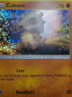 HP Pokemon TCG Cubone 7/12 Holo McDonald's 2018 Set - Image 4